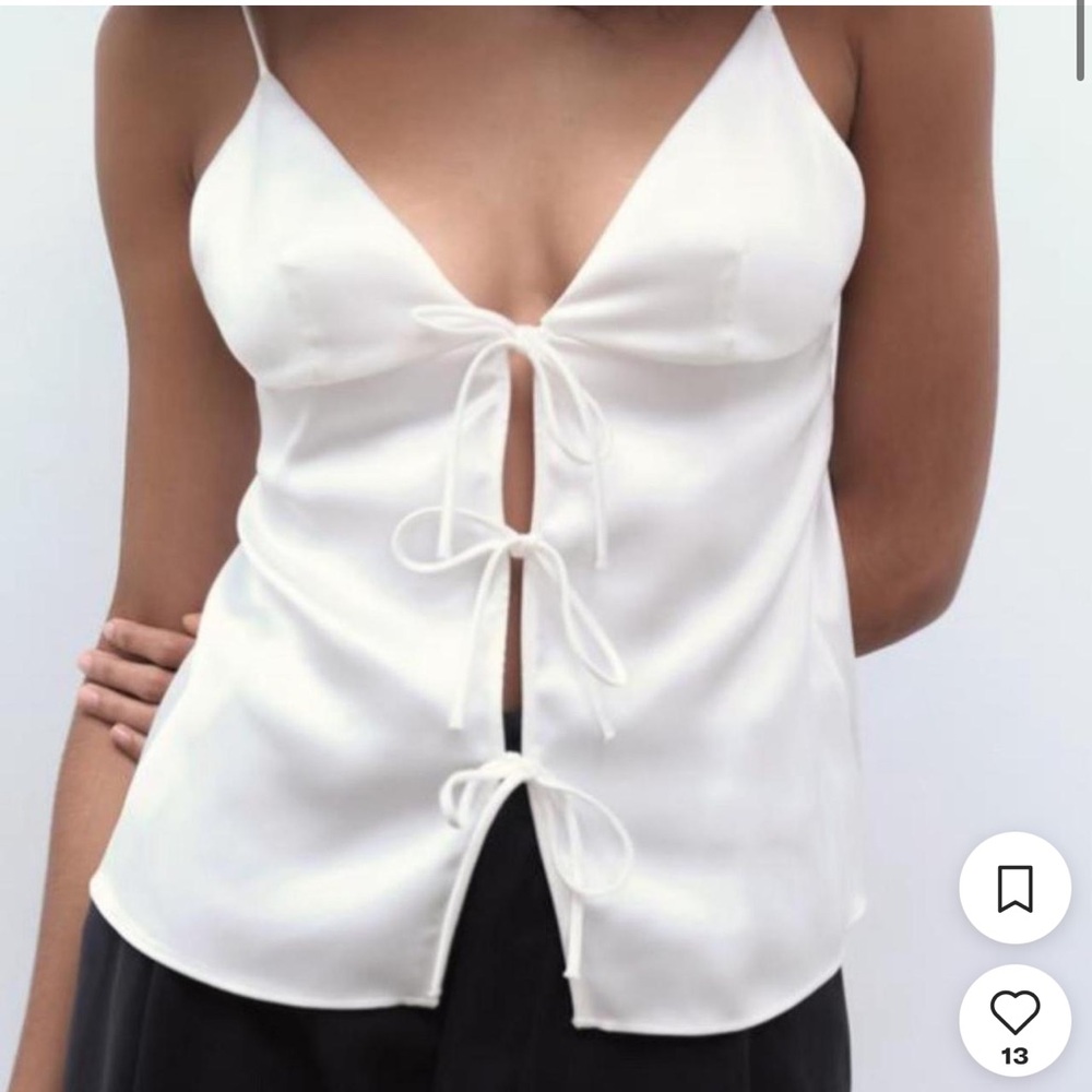 Zara Women's Elegant White Blouse